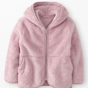 Hanna Andersson Pink Marshmallow Fleece Jacket Sz 120cm